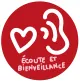 Logo rond rouge Écoute et Bienveillance